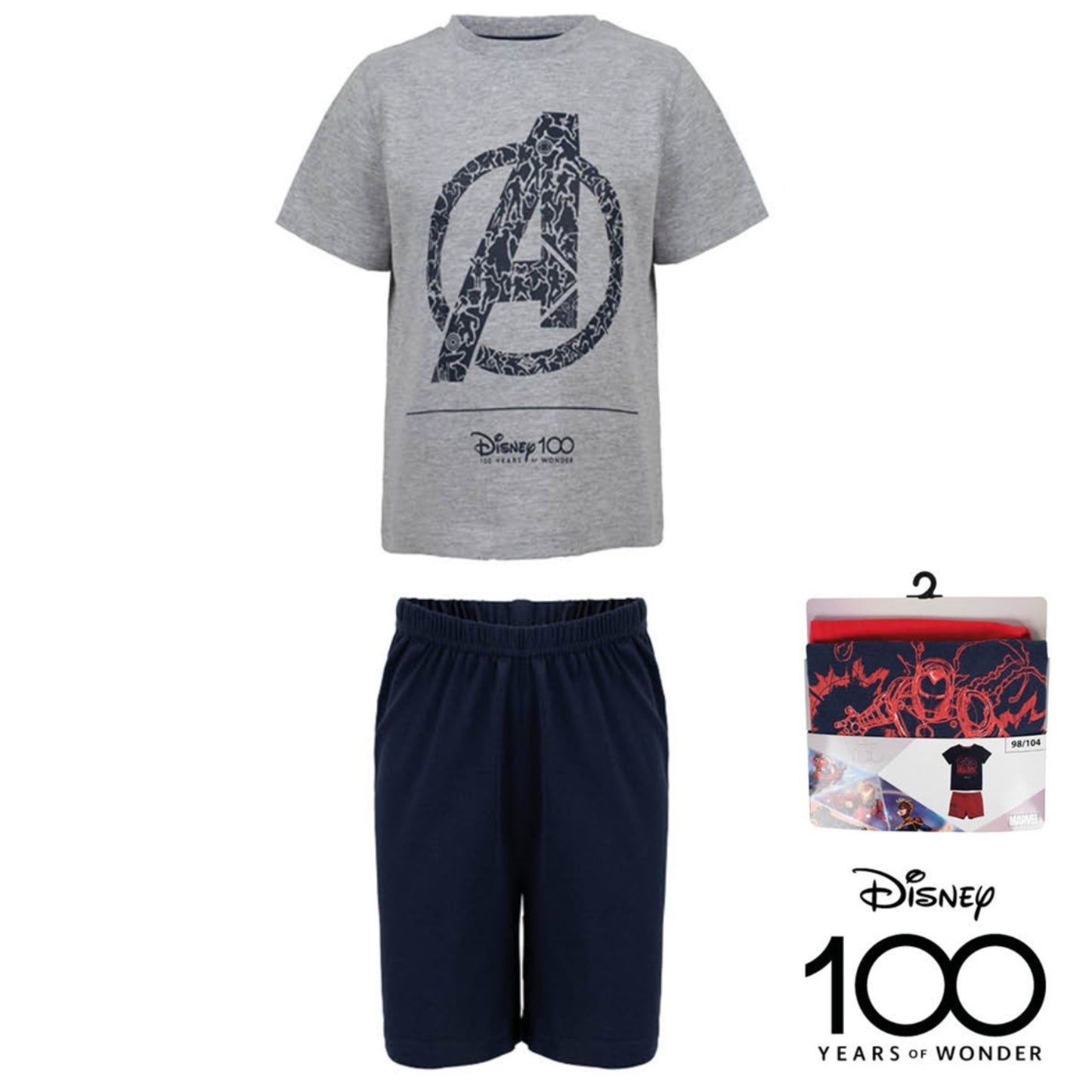 Marvel Shortama - Logo - Disney 100