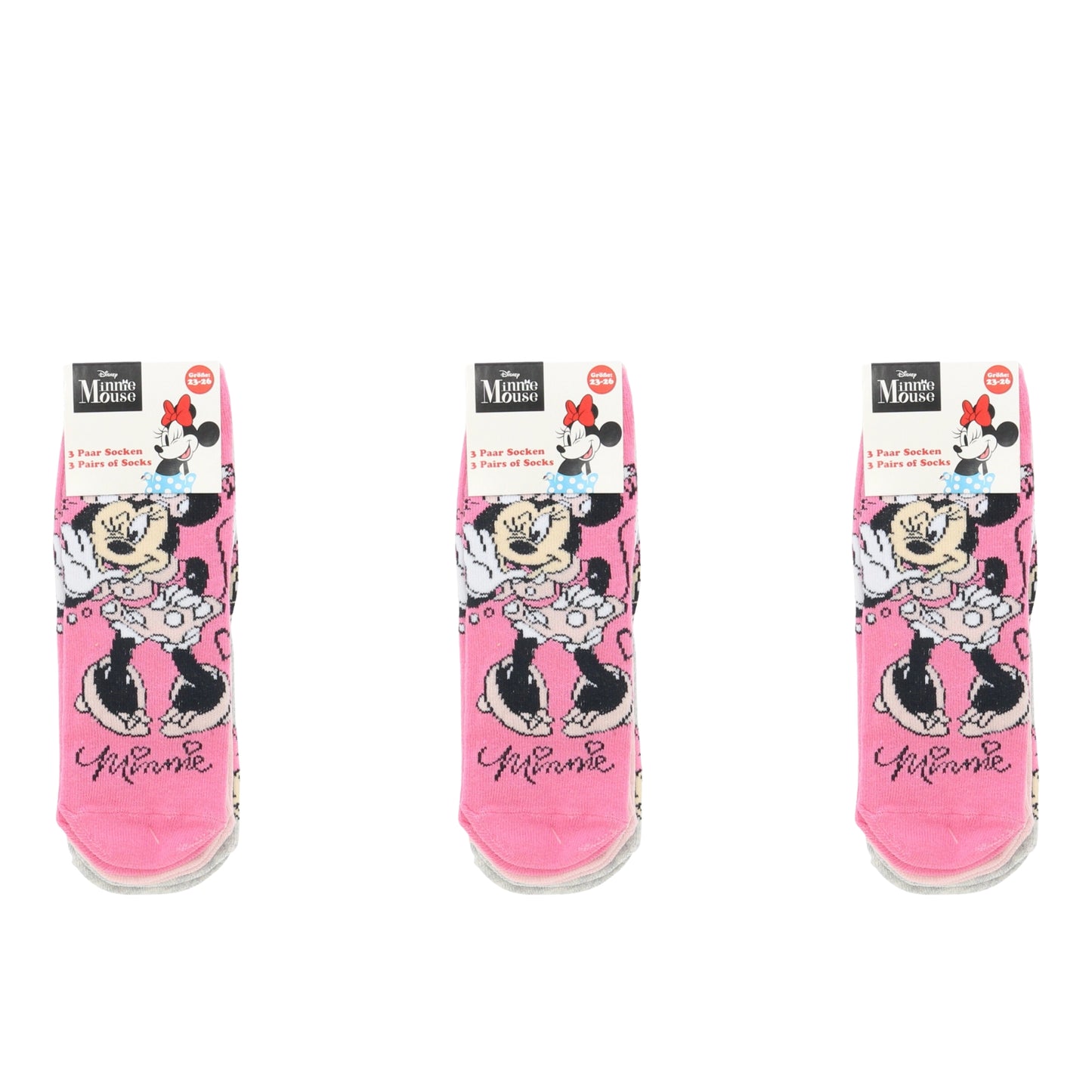 Minnie Mouse Sokken - 9 Paar