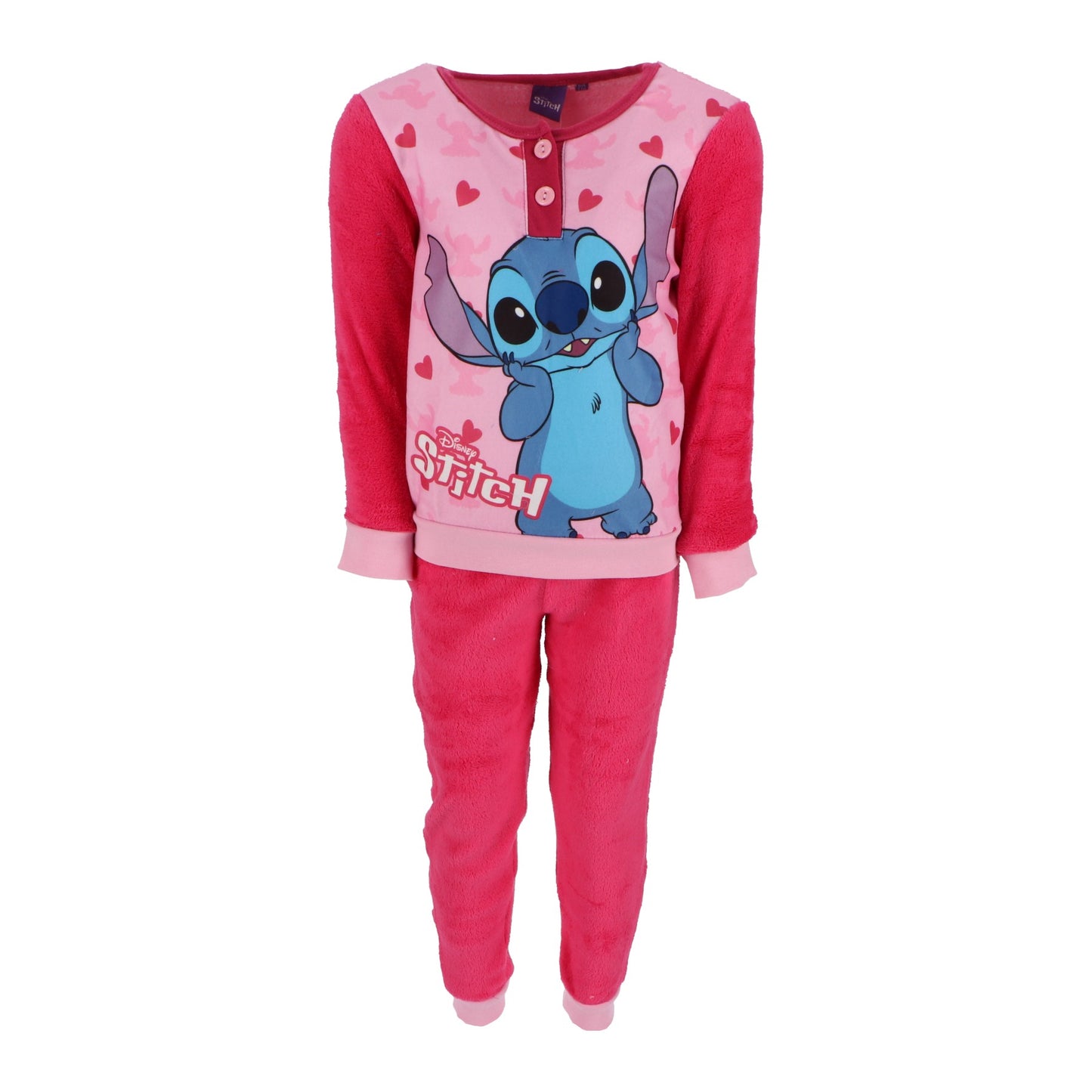 Lilo & Stitch Coral-Fleece Pyjama - in Giftbox