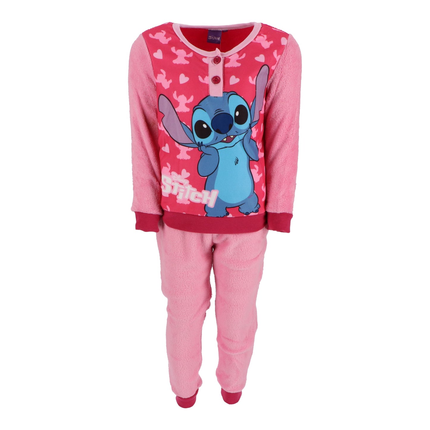 Lilo & Stitch Coral-Fleece Pyjama - Giftbox