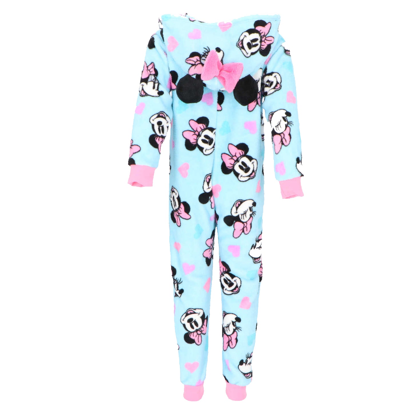 Minnie Mouse Coral-Fleece Onesie