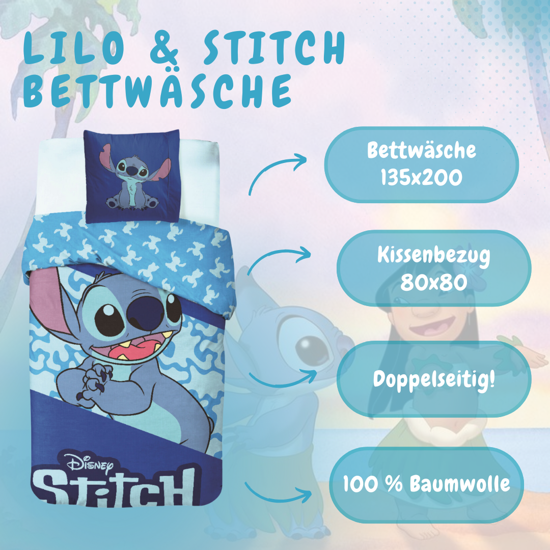 Lilo & Stitch dekbedovertrek - DE