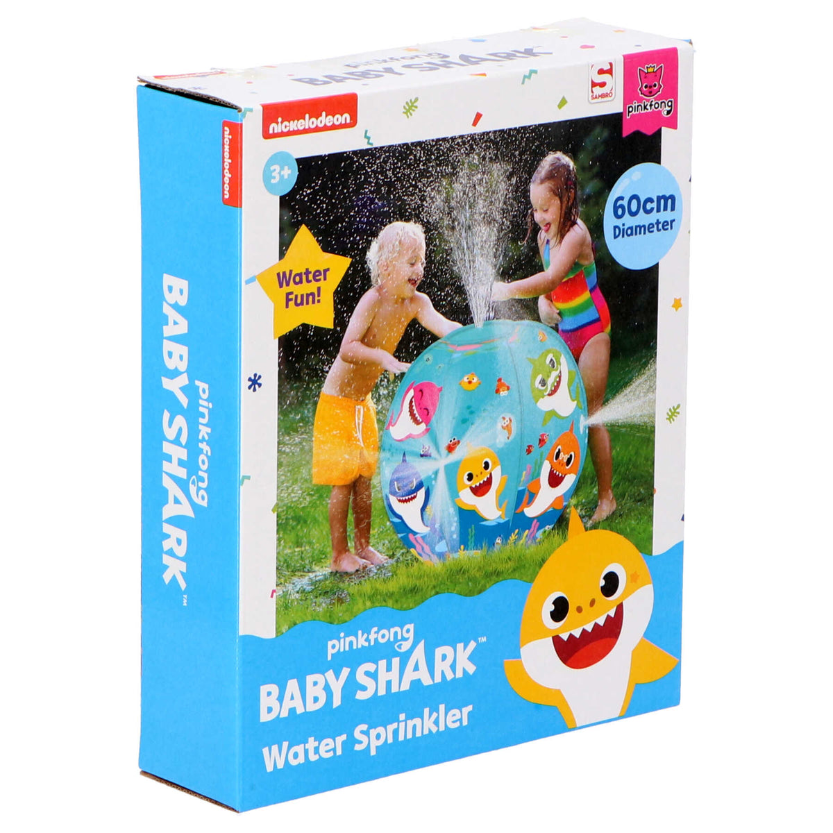 Baby Shark strandbal sproeier