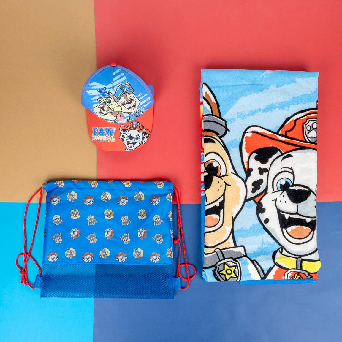 Paw Patrol zomerset - strandlaken, pet, tas