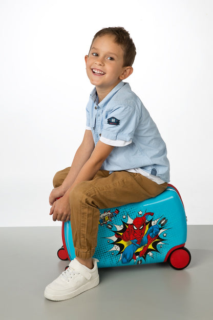 Spiderman ride-on trolley