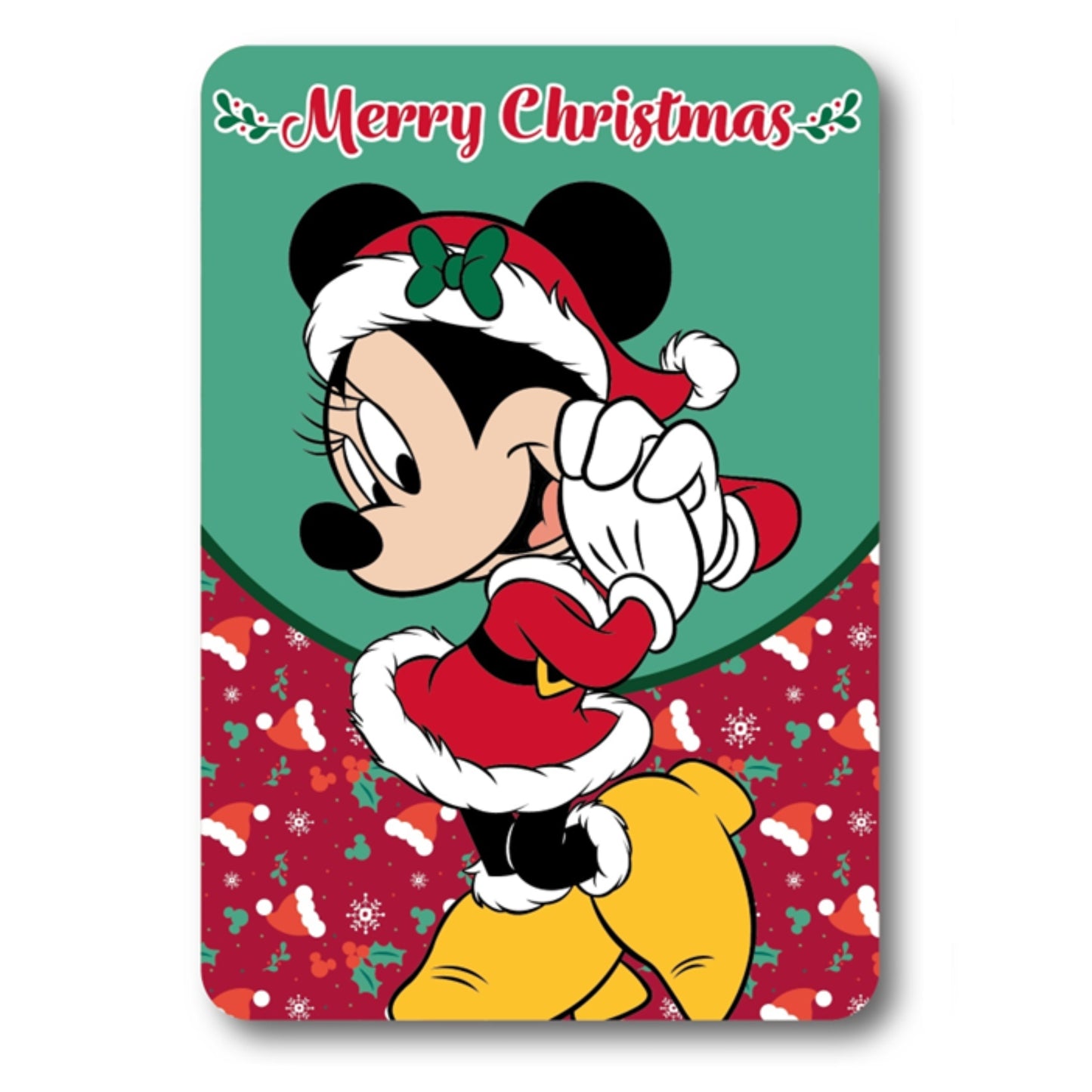 Minnie Mouse fleece deken - kerst