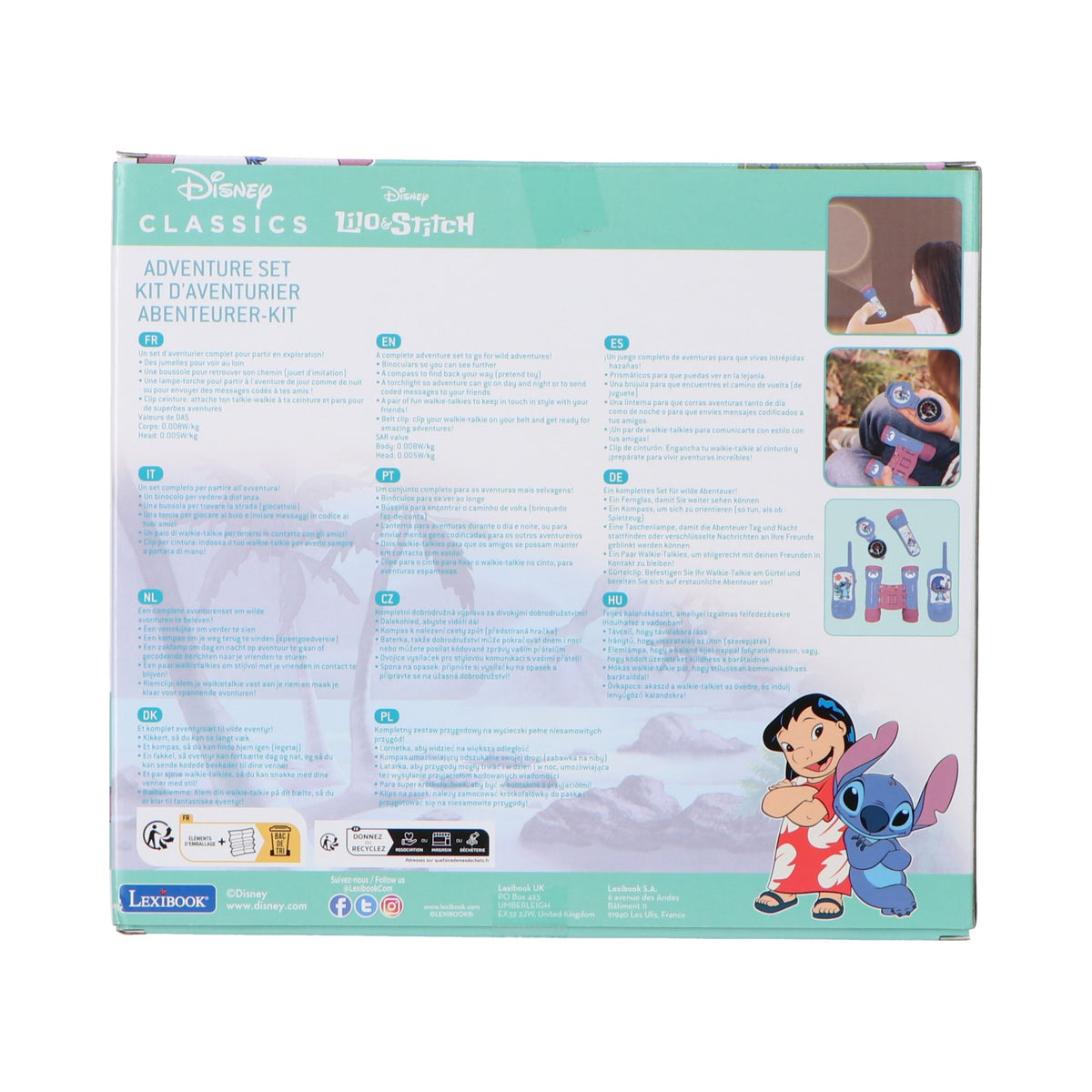 Lilo & Stitch avonturenset met walkie talkies