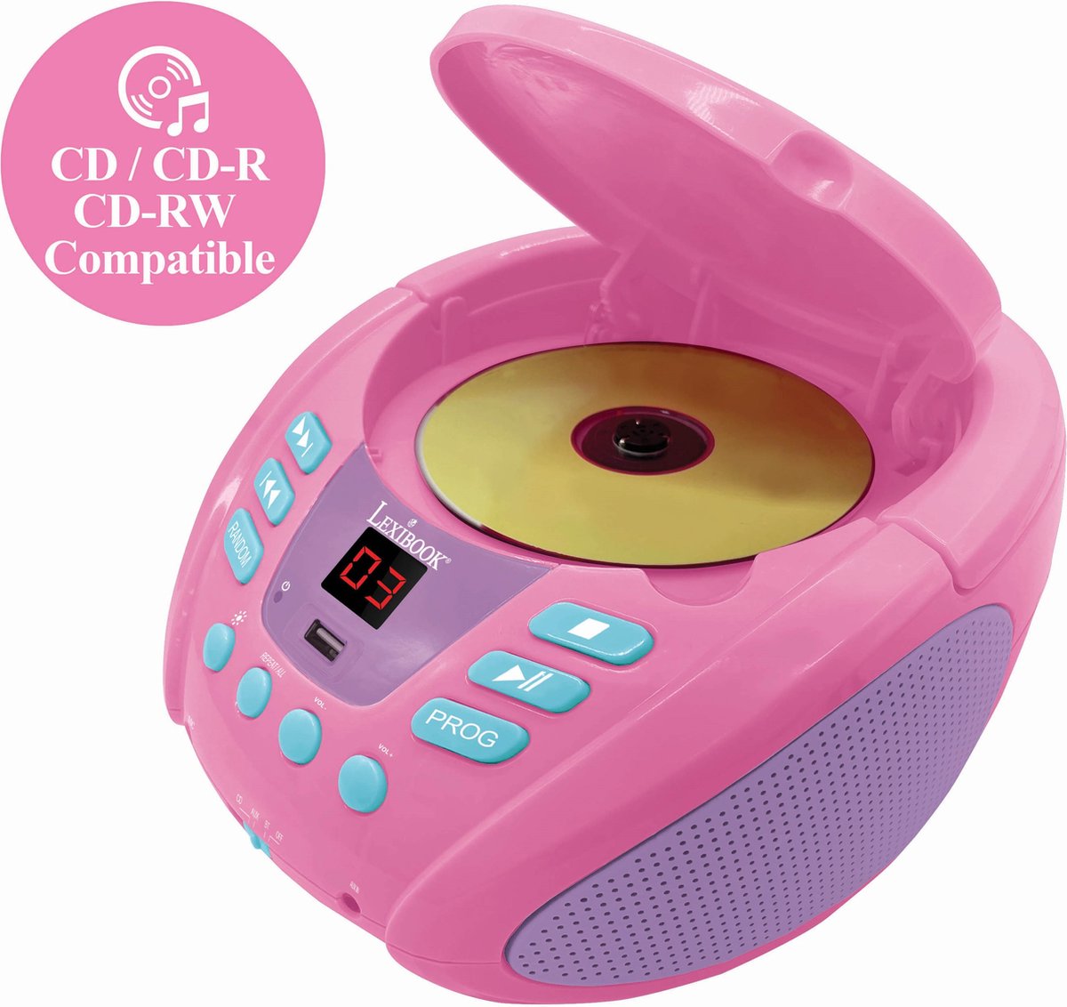 Unicorn Draagbare Bluetooth CD Speler