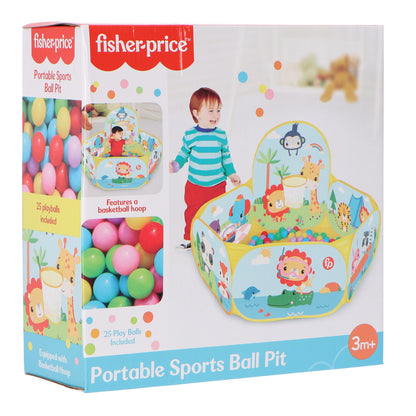 Fisher-Price Baby Draagbare Ballenbak Met Basketbalring