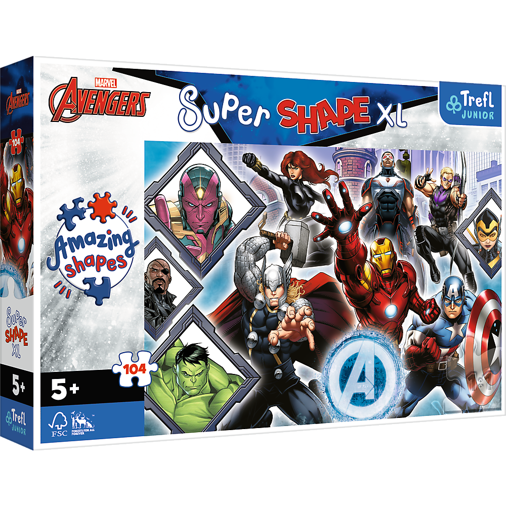Avengers super shape XL puzzel
