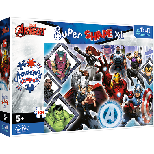Avengers super shape XL puzzel
