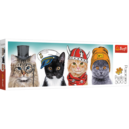 Katten panorama puzzel