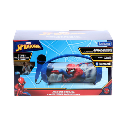 Spiderman Draagbare Bluetooth Speaker met microfoon, Stereo