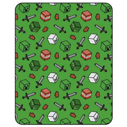 Minecraft fleece deken - flanel
