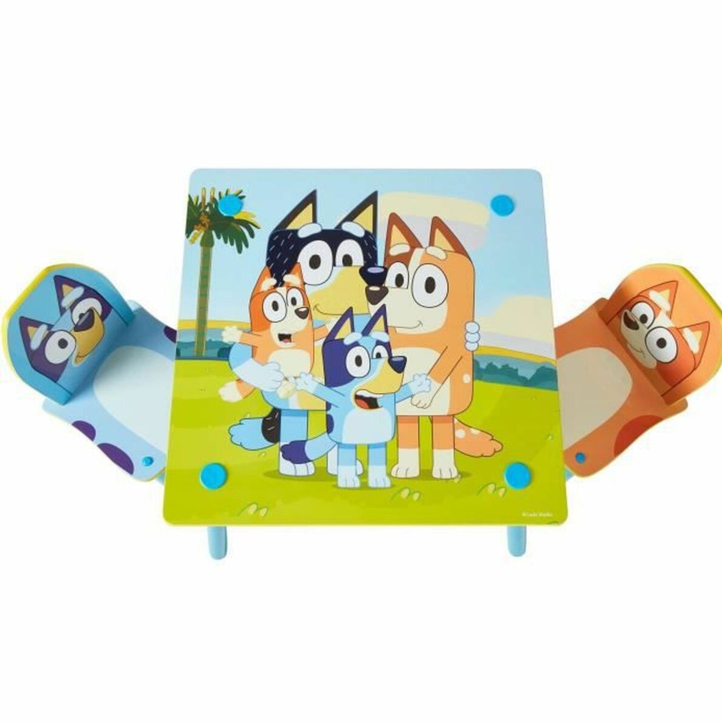 Bluey Kindertafel met 2 stoelen