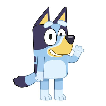 Bluey gevormd kussen