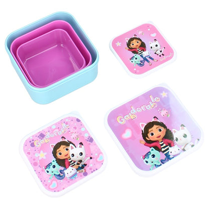 Gabby's Dollhouse 3 in 1 snackbox