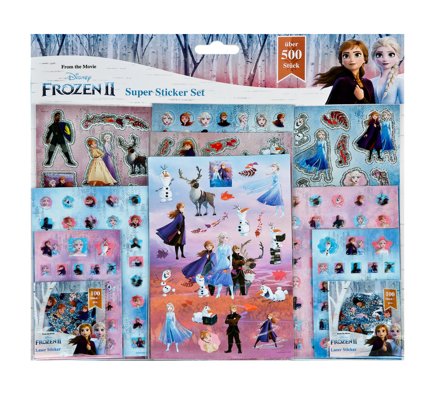 Frozen Sticker set 500 Delig