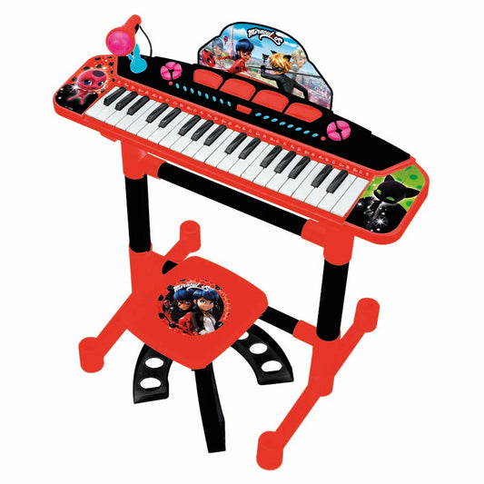 Miraculous Ladybug elektronisch keyboard met zitje