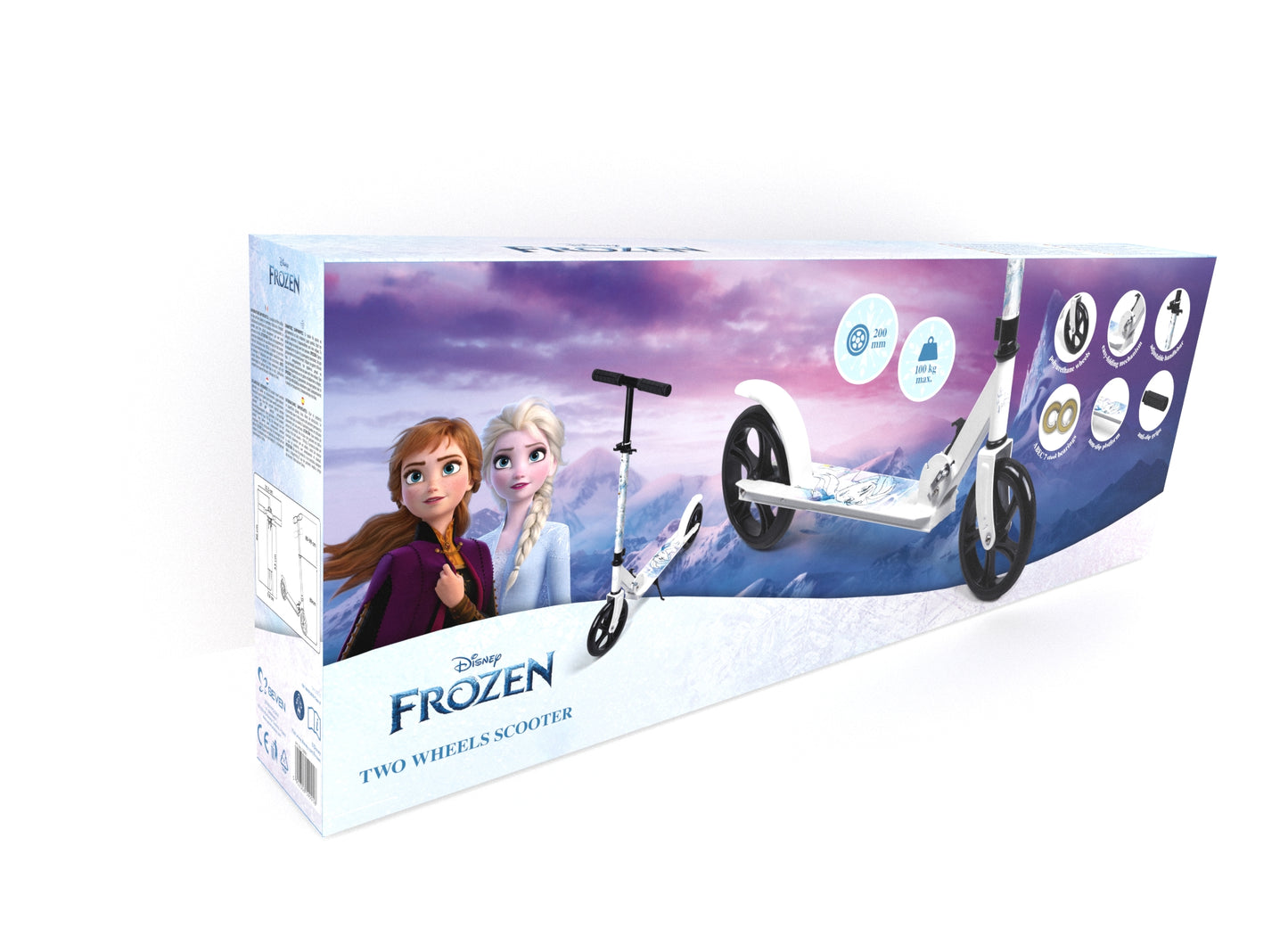 Frozen Step met wielen van 20 CM