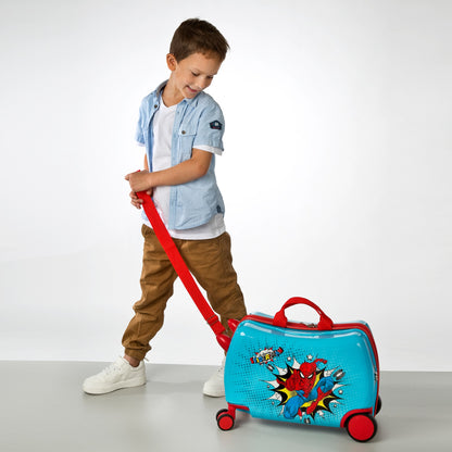 Spiderman ride-on trolley