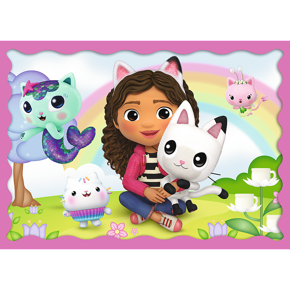 Gabby's Dollhouse 4-in-1 Puzzel