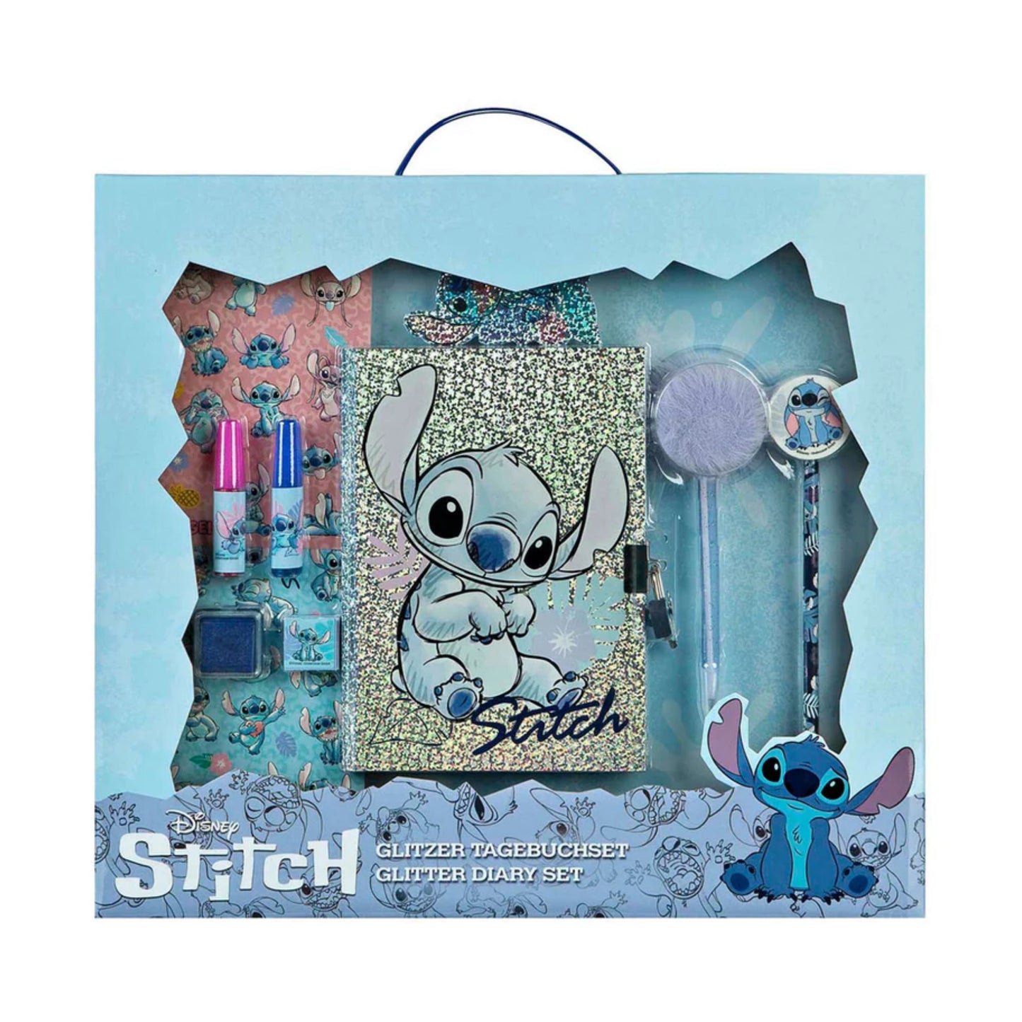 Lilo & Stitch Glitter Dagboek Set