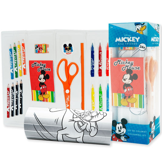 Mickey Mouse schrijfwarentoren - 24 delig