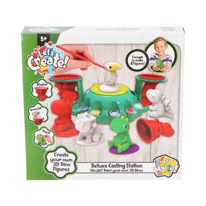 Dinosaurus gips en verf set