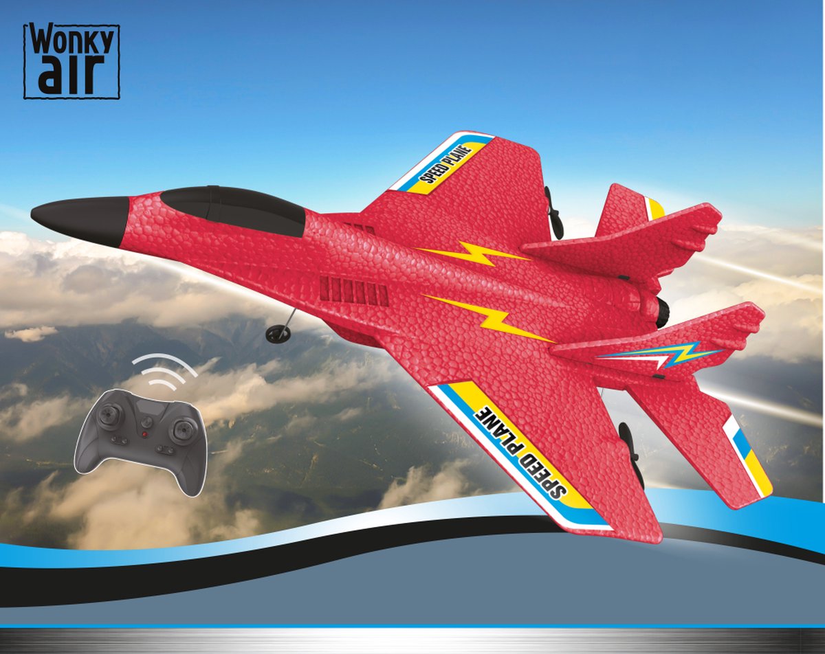 Jollity Wonkey Monkey - RC Bestuurbaar Vliegtuig - Glider