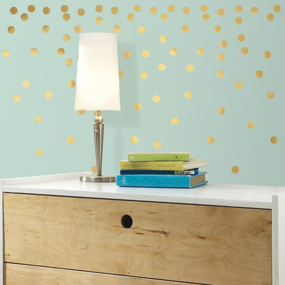 Muursticker - Confetti Goud