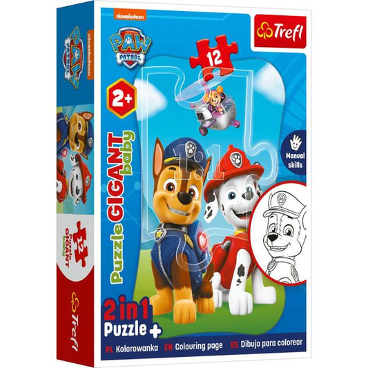Paw Patrol inkleur puzzel