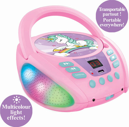 Unicorn Draagbare Bluetooth CD Speler