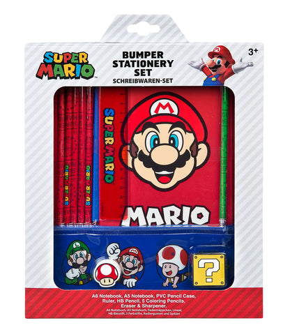 Super Mario Fancy Schrijfwarenset 12 Delig