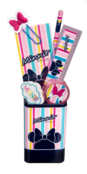 Minnie Mouse Gevulde Pennenbak 7 delig