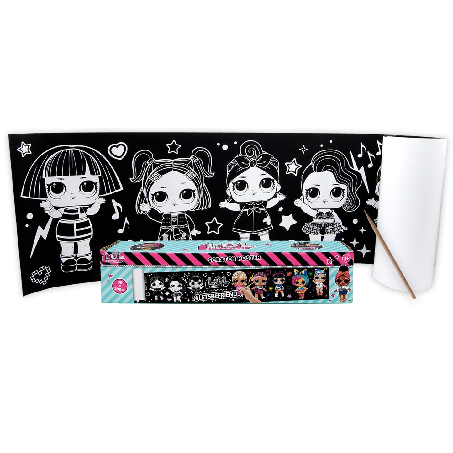 LOL Surprise Scratch Poster 200 cm