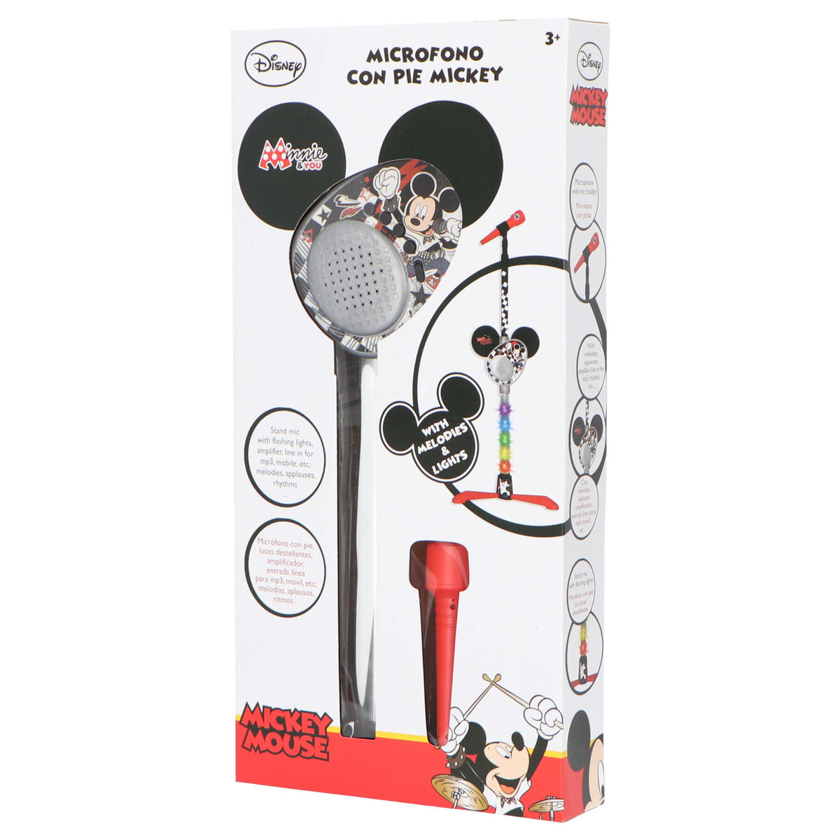 Mickey Mouse microfoon met versterker