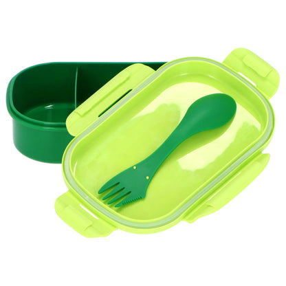 Crazy Dino lunchbox met bestek