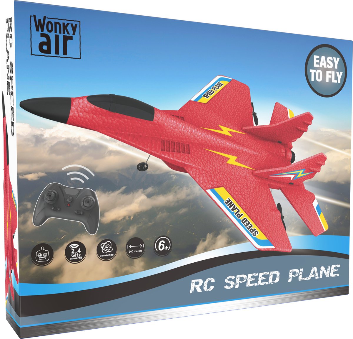 Jollity Wonkey Monkey - RC Bestuurbaar Vliegtuig - Glider