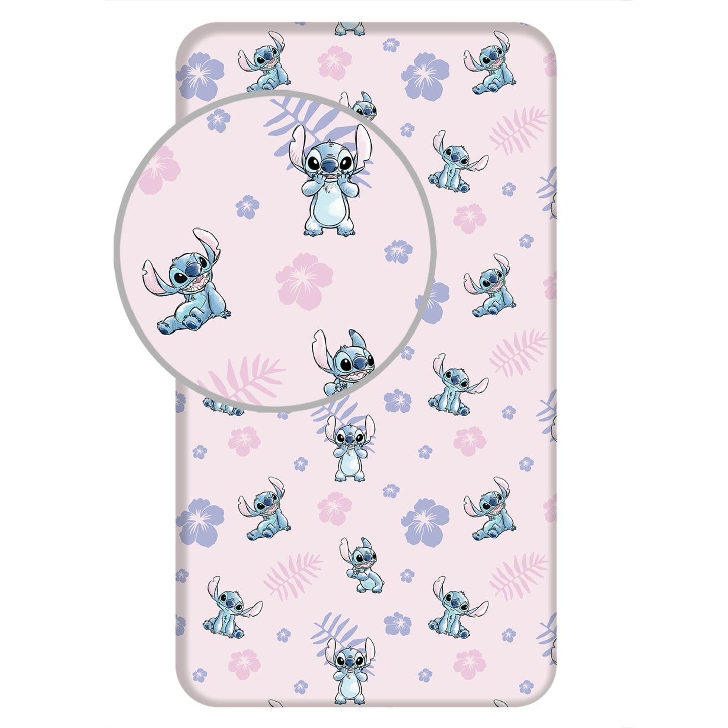 Lilo & Stitch Dekbedovertrek + Hoeslaken - Roze