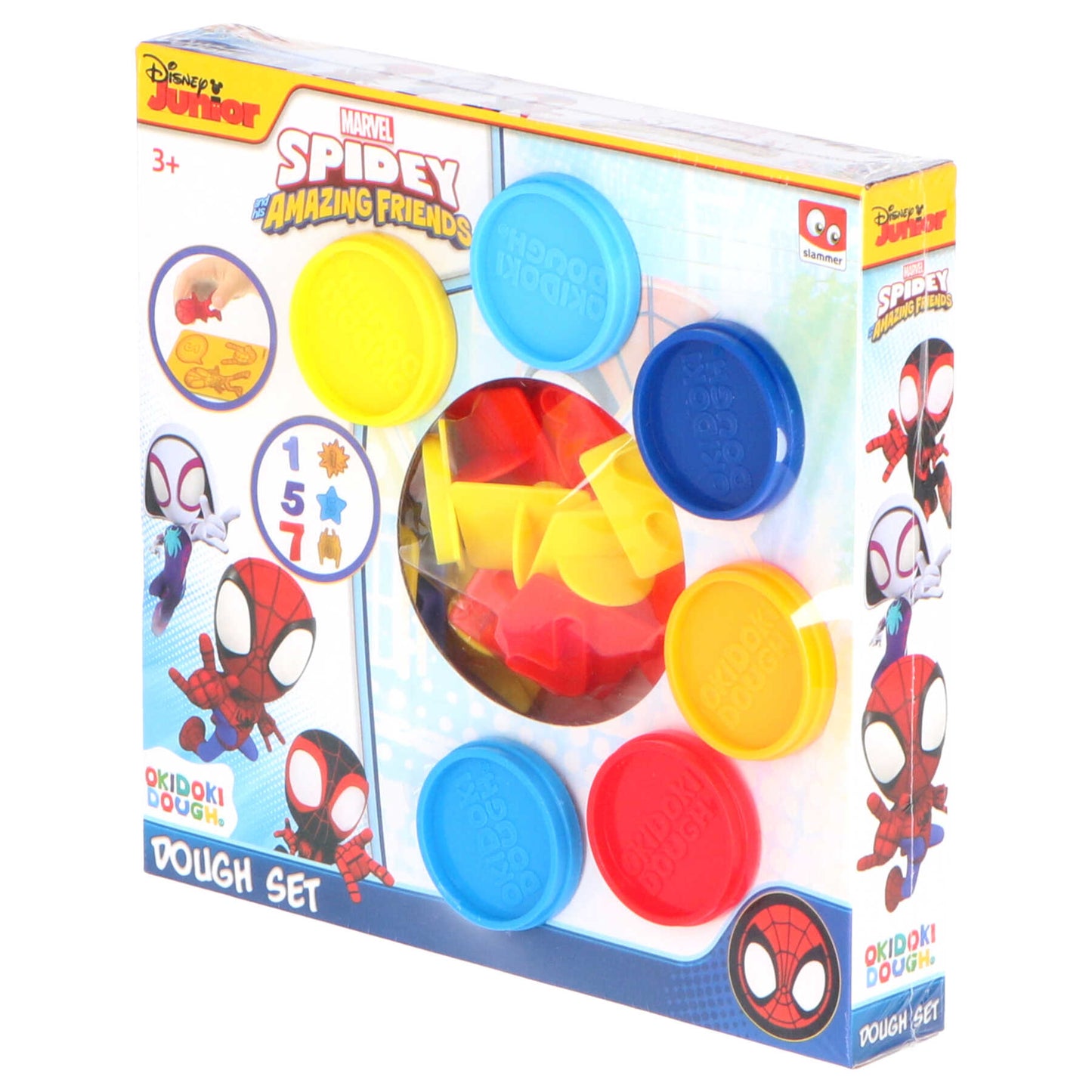 Spiderman Okidoki Klei Vormen + Cijfers 2 Assorti
