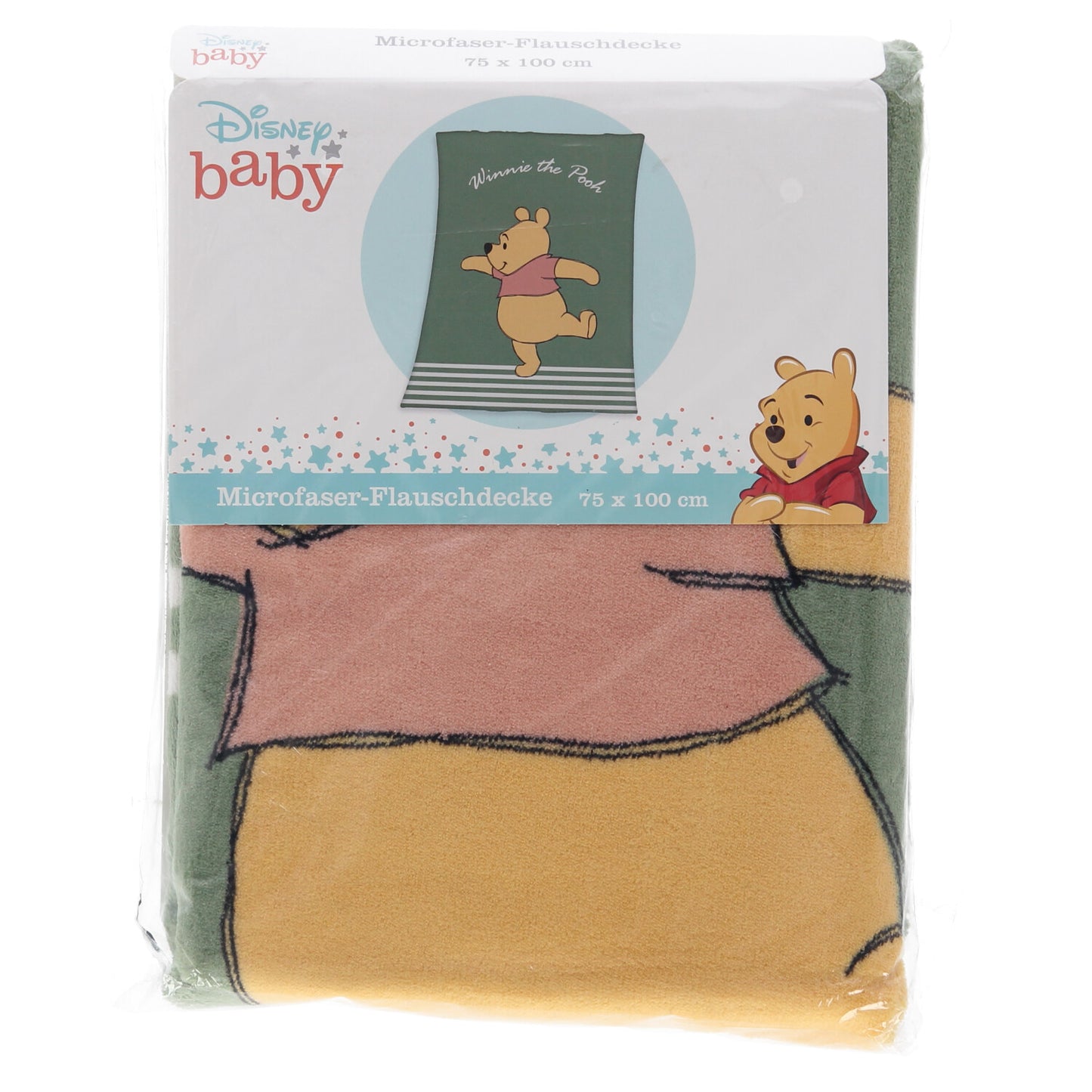 Winnie the Pooh baby coral-fleece deken
