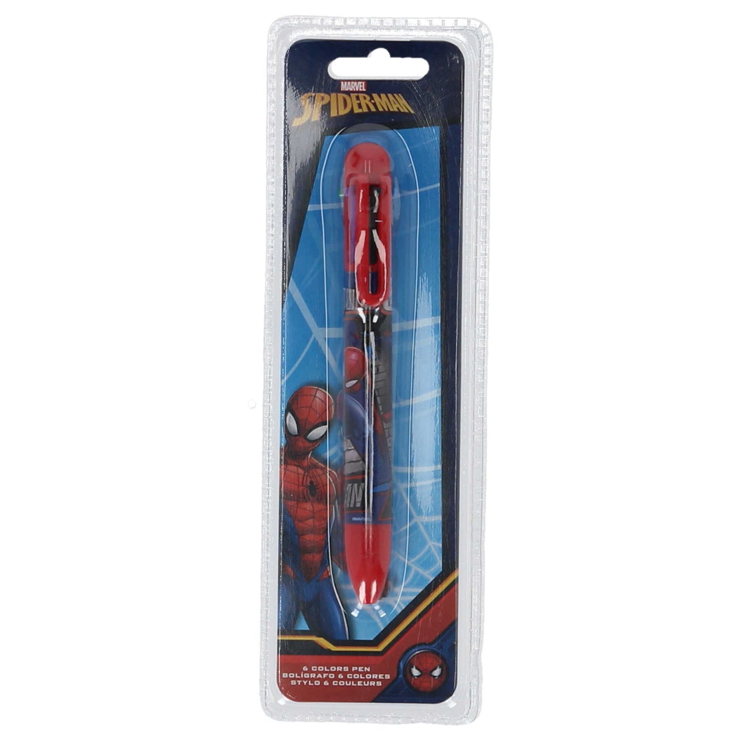 Spiderman 6 Kleuren pen
