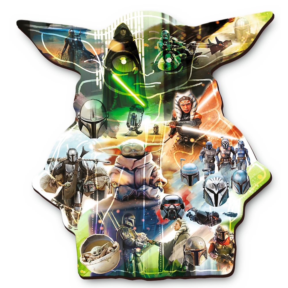 Star Wars houten puzzel - Mandalorian