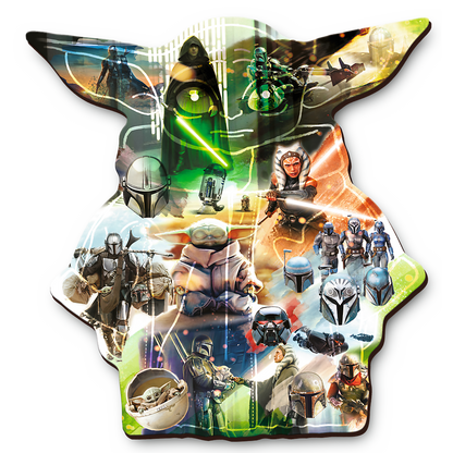 Star Wars houten puzzel - Mandalorian