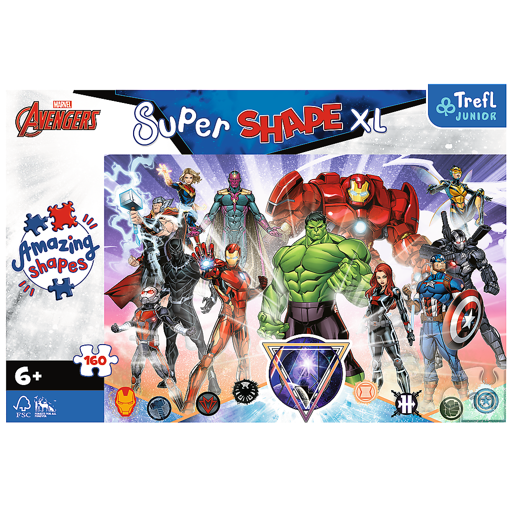 Avengers super shape XL puzzel