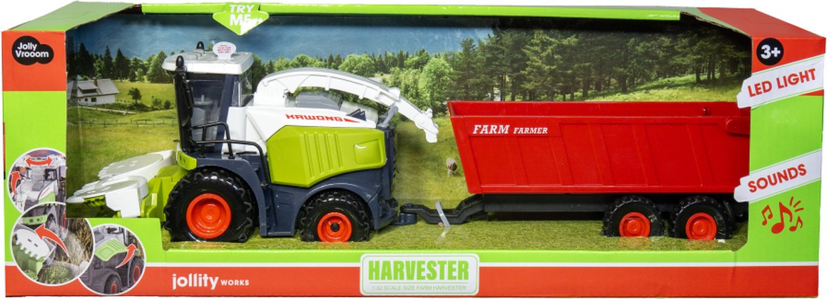 Jollity JollyVroom Harvester + Trailer