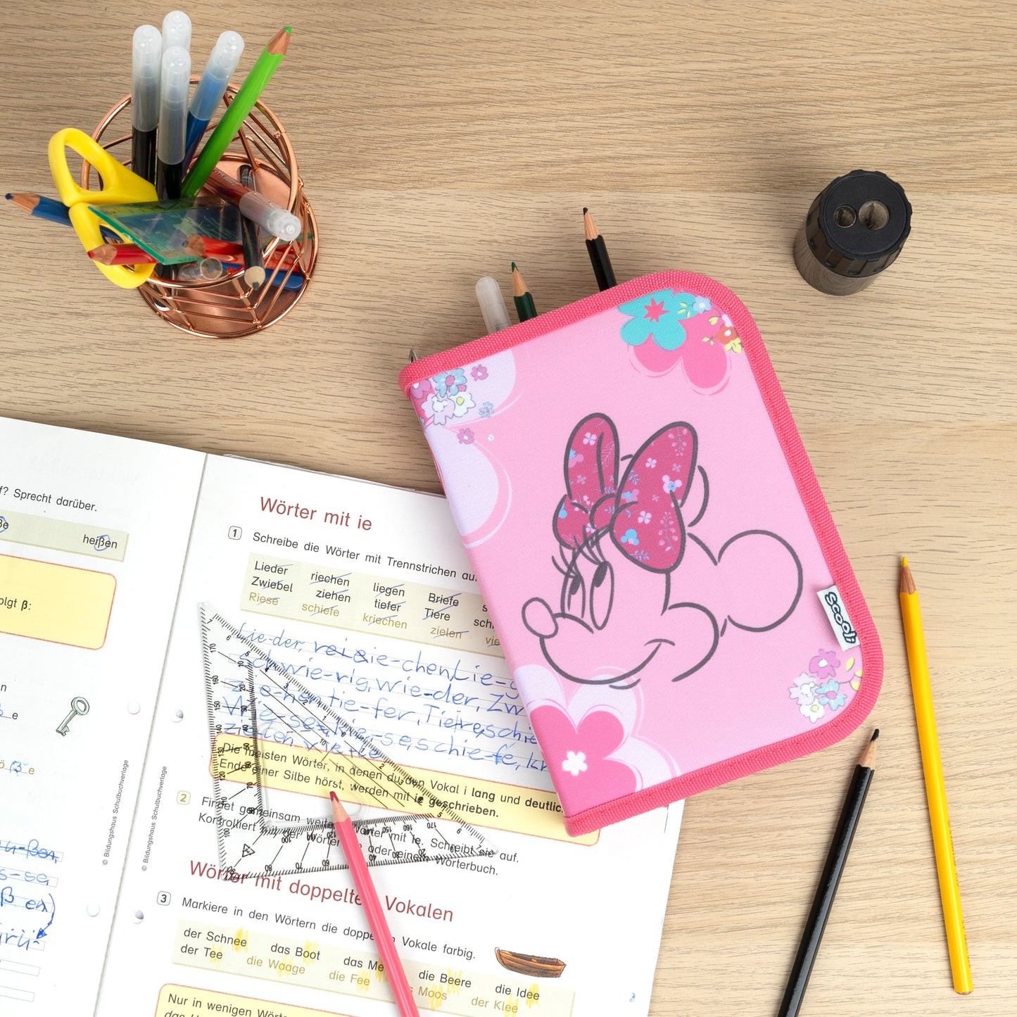 Minnie Mouse gevulde etui