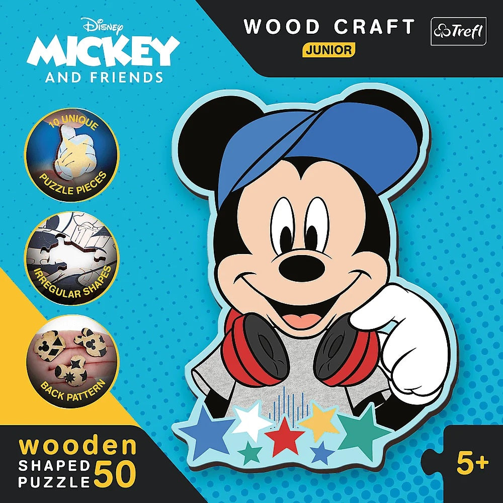 Mickey Mouse houten puzzel - junior