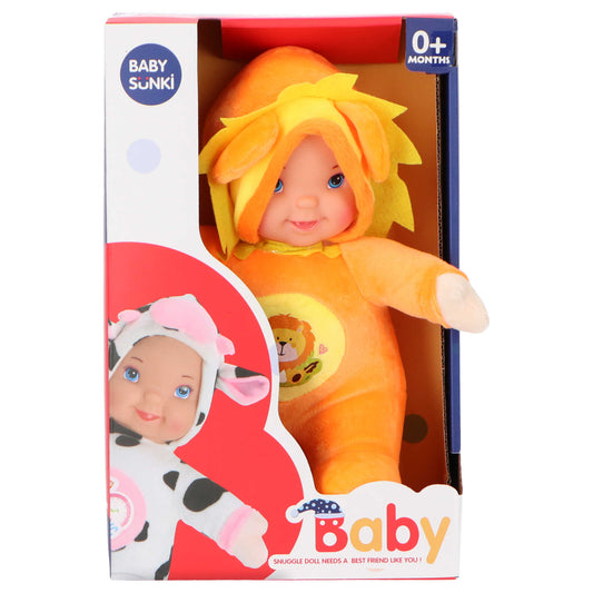 Babypop Pluche met Geluid - Leeuw